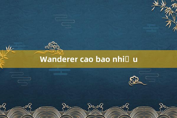 Wanderer cao bao nhiều