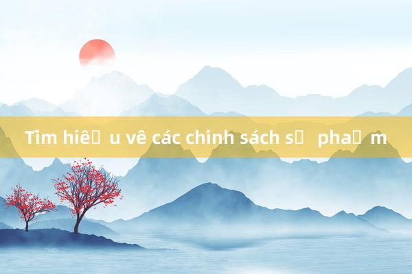 Tìm hiểu về các chính sách sư phạm